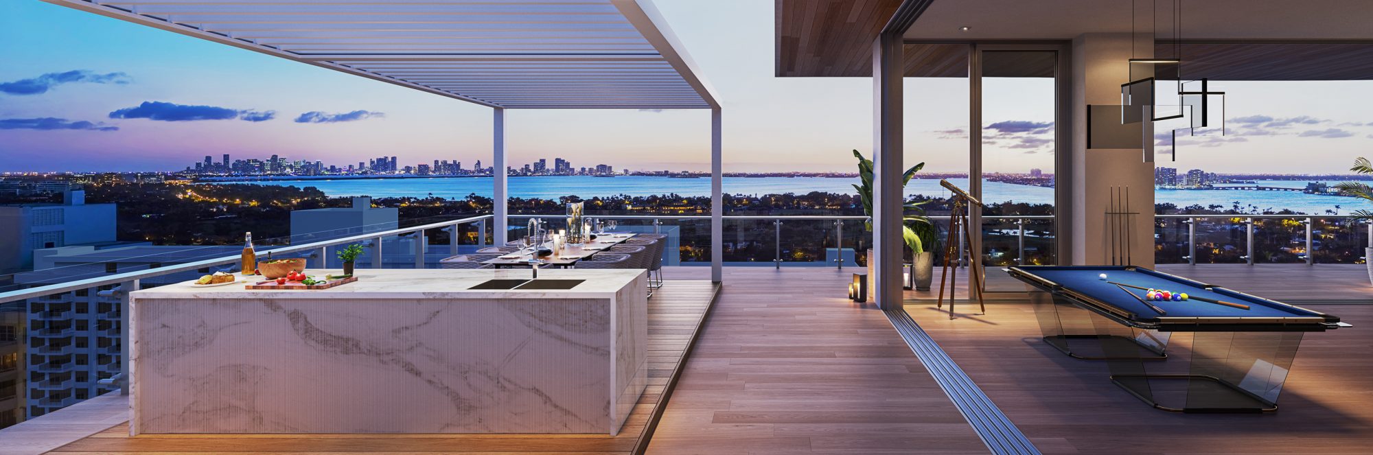 57ocean_penthouse_bbq_summer_kitchen_area-2000x663.jpg (2000×663) - Gourmet Penthouse With Bbq Area